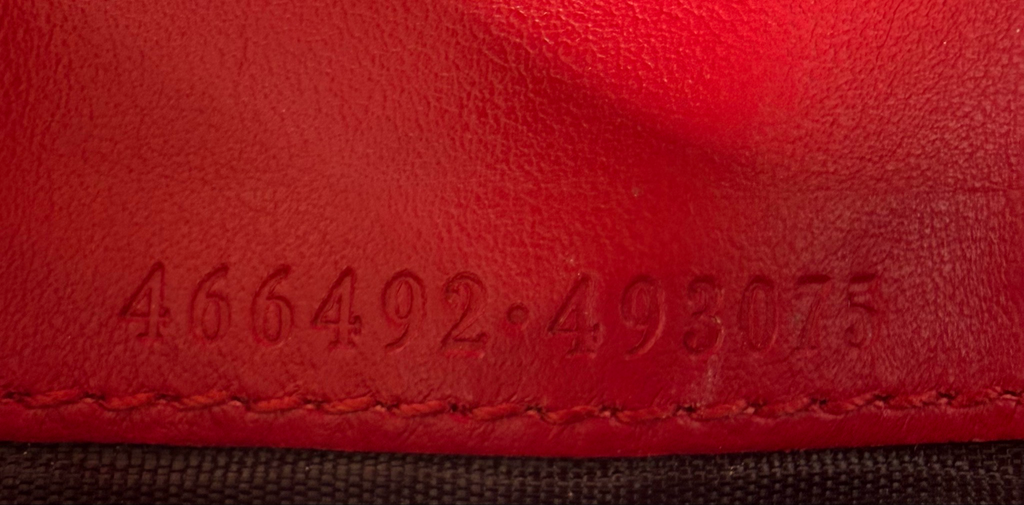 Gucci Marmont Card Wallet Holder in Red