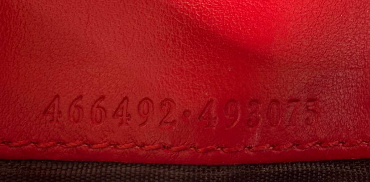 Gucci Marmont Card Wallet Holder in Red