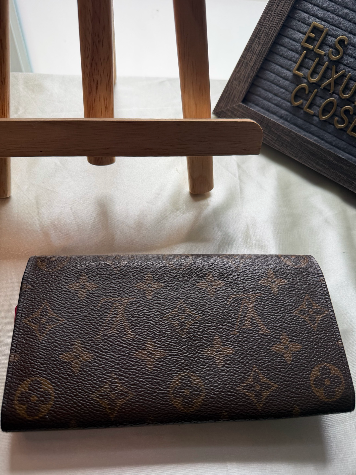 Louis Vuitton Monogram Emilie Flap Long Wallet