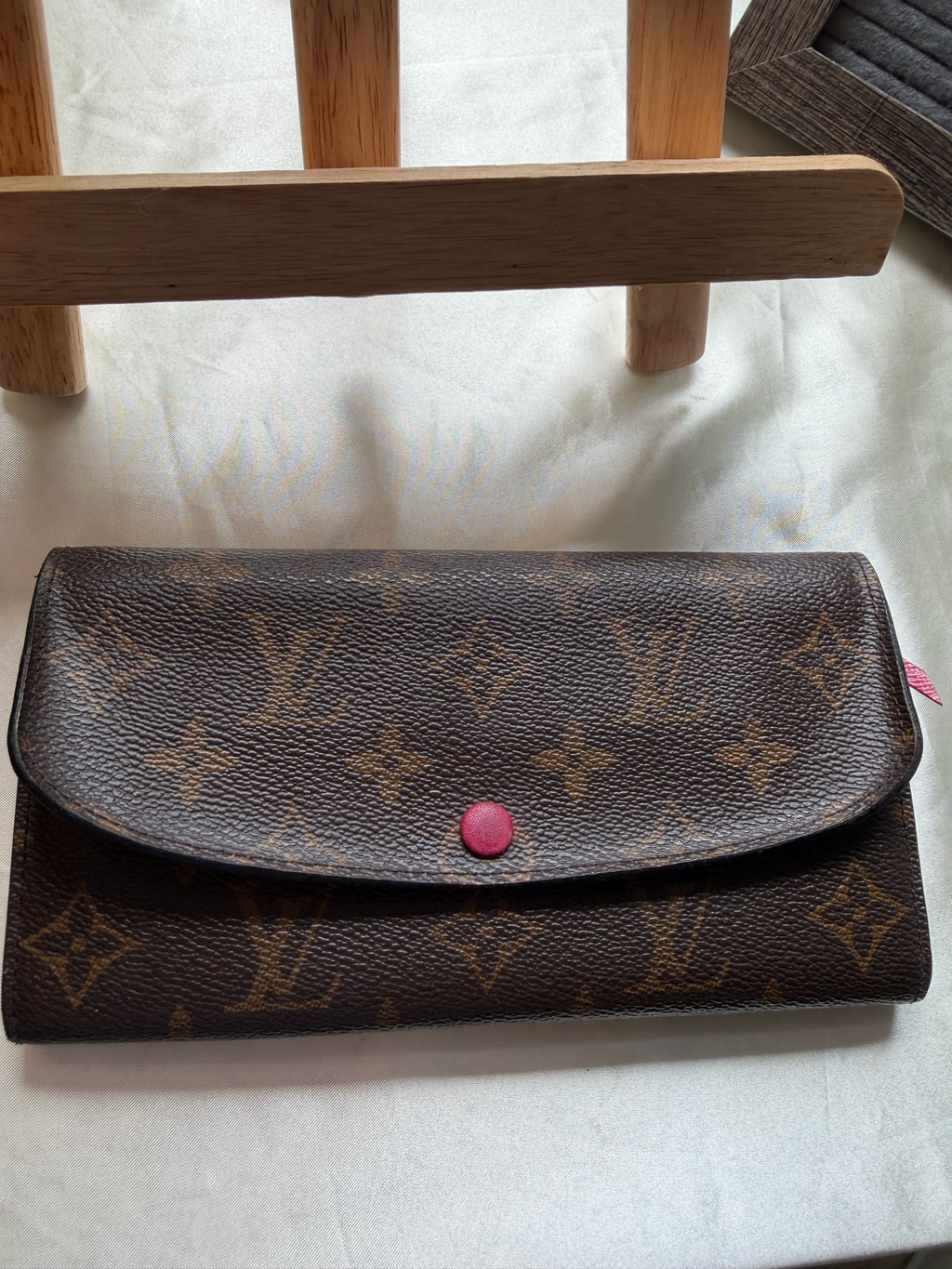Louis Vuitton Monogram Emilie Flap Long Wallet