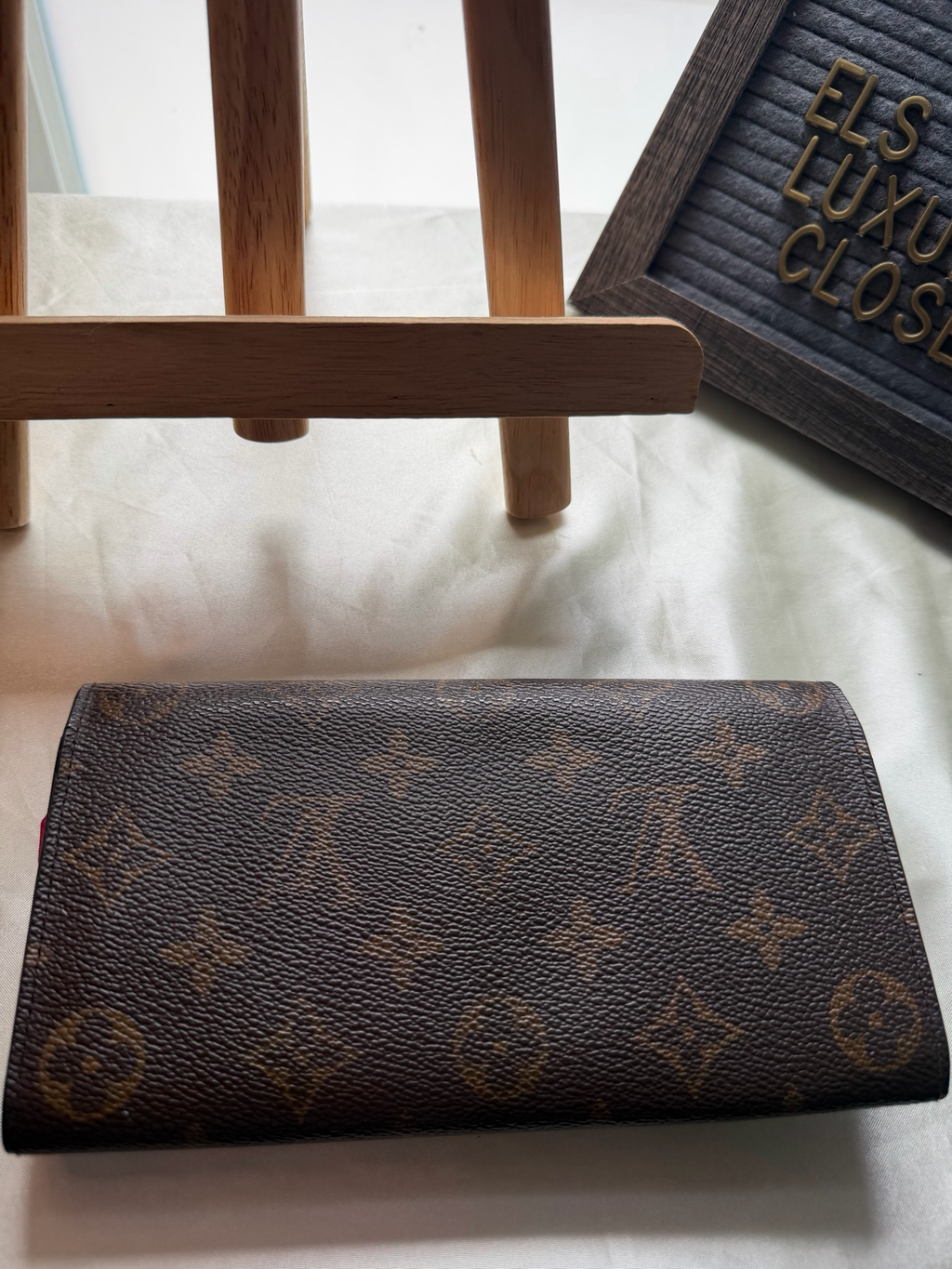 Louis Vuitton Monogram Emilie Flap Long Wallet