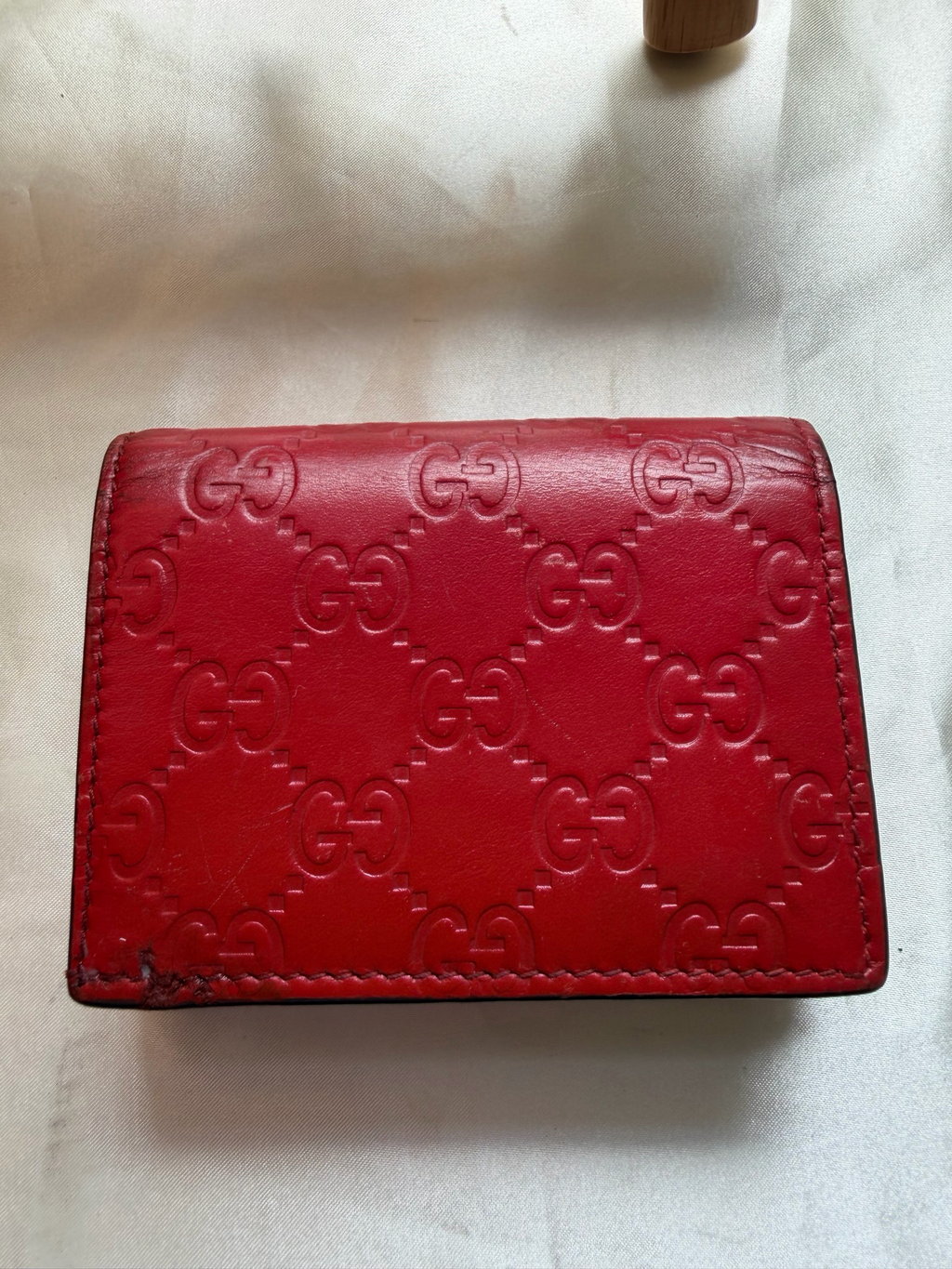 Gucci Monogram Guccissima Leather Flap Wallet