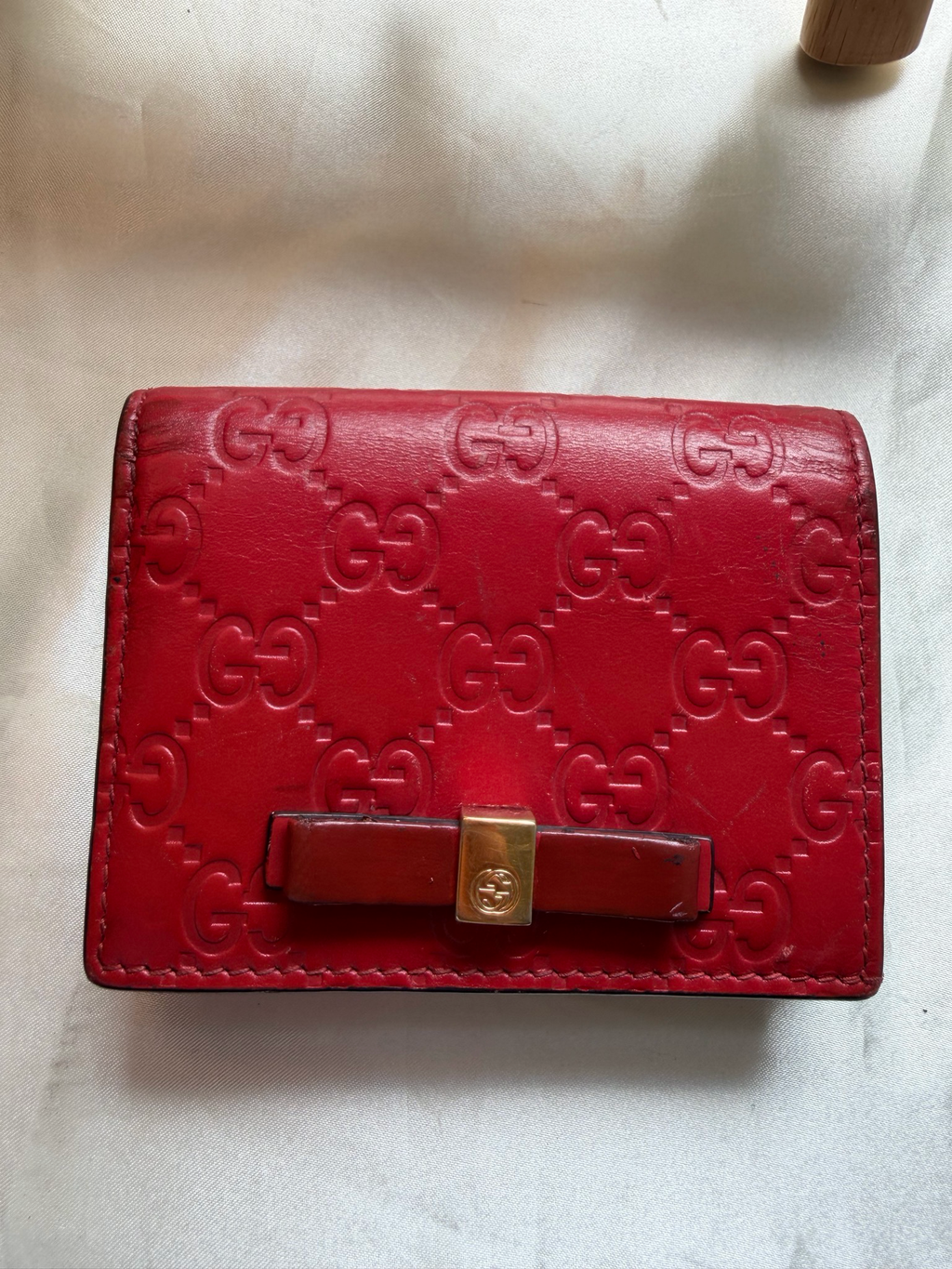 Gucci Monogram Guccissima Leather Flap Wallet