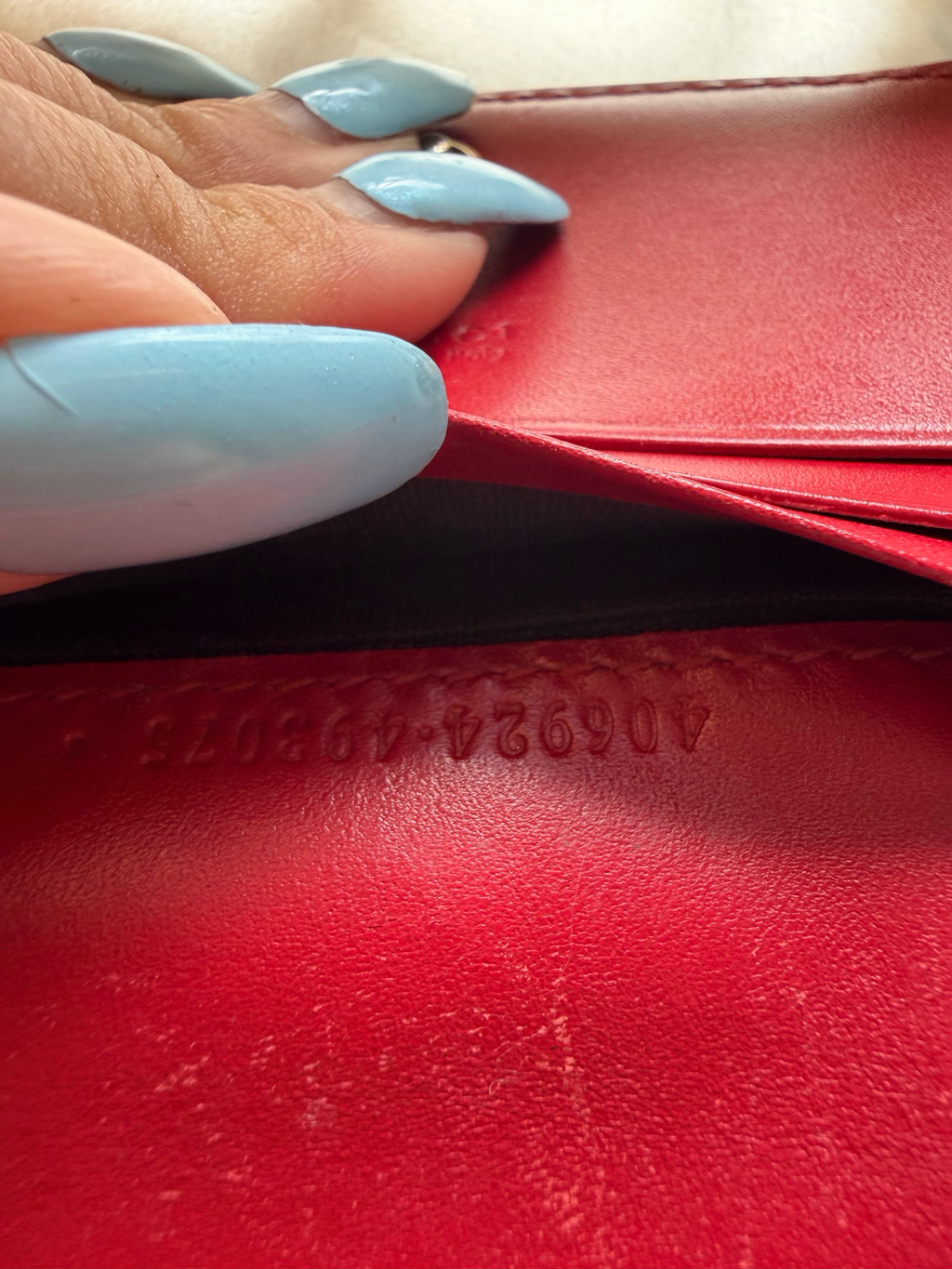 Gucci Monogram Guccissima Leather Flap Wallet