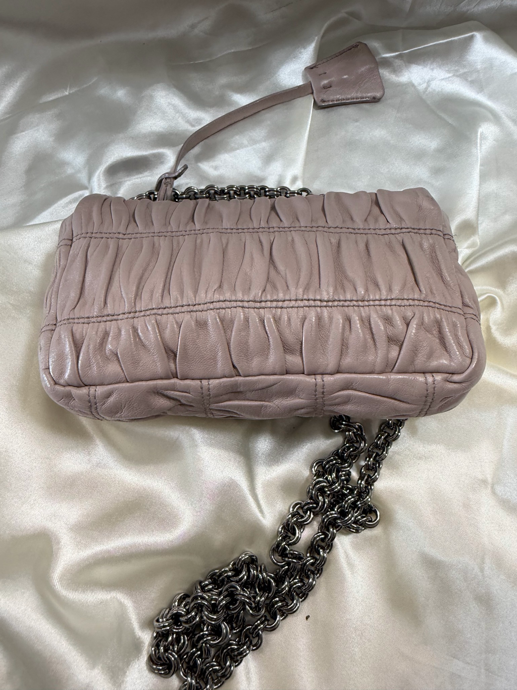 Prada Nappa Gaufre Sling Crossbody Flap