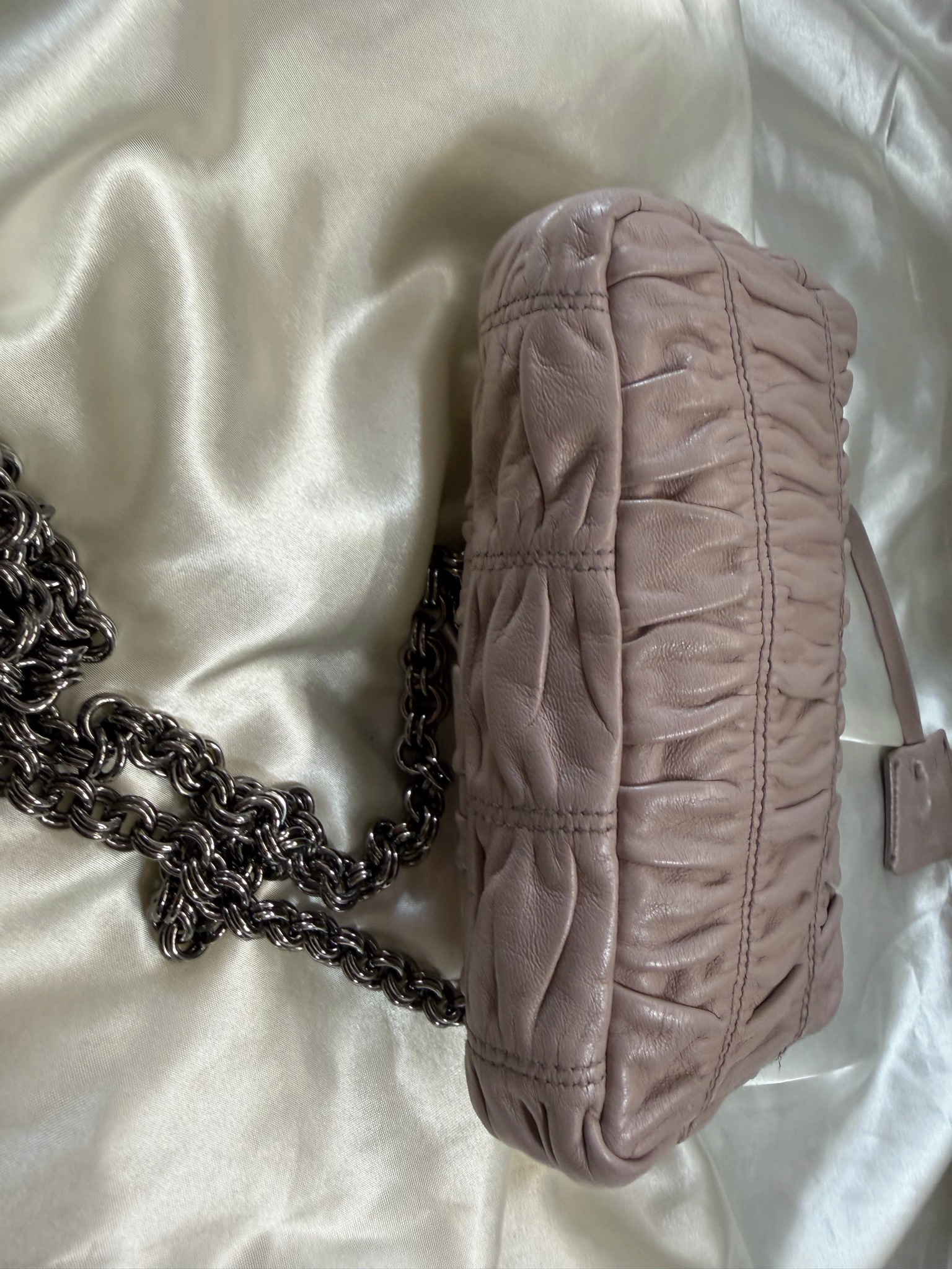 Prada Nappa Gaufre Sling Crossbody Flap