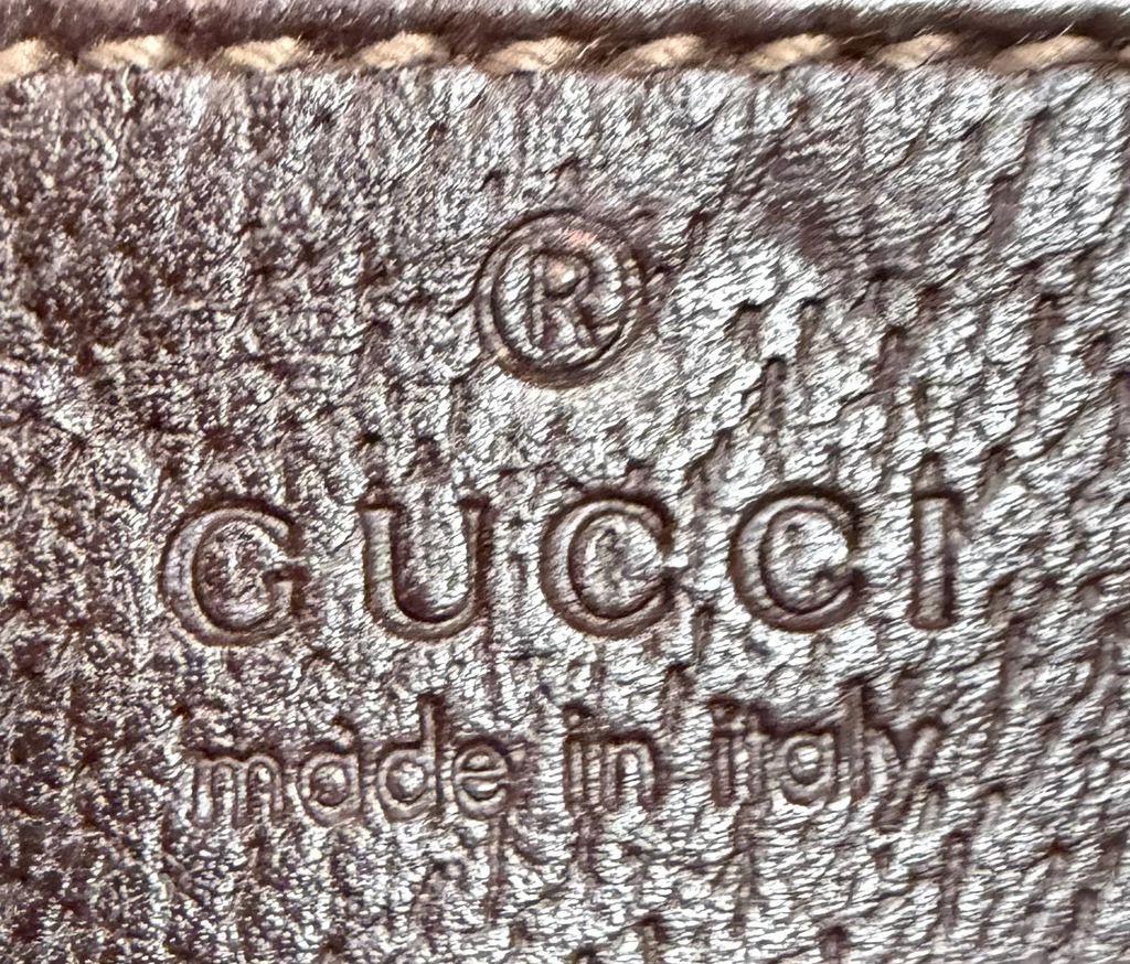 Gucci Monogram Canvas Abbey Pochette Hobo Shoulder