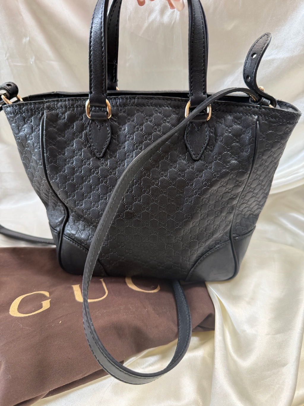 Gucci Bree Guccissima Leather Small Crossbody