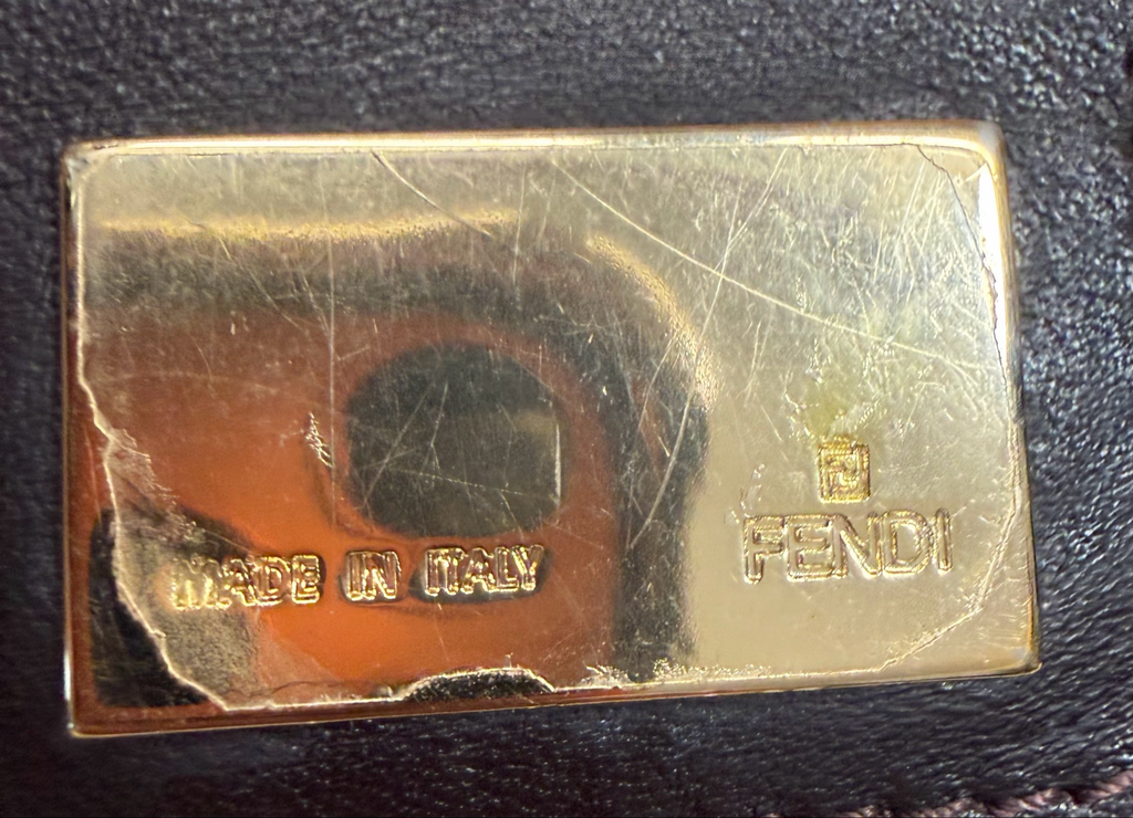 Fendi Zucca Hobo Chef Shoulder Bag