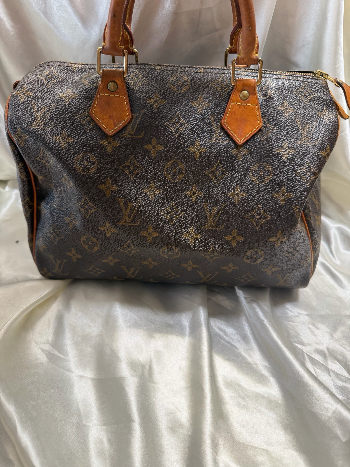 Louis Vuitton Monogram Speedy 30 Satchel Boston Bowler