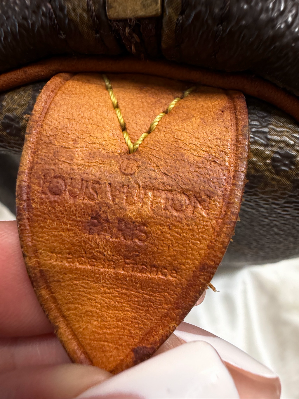 Louis Vuitton Monogram Speedy 30 Satchel Boston Bowler