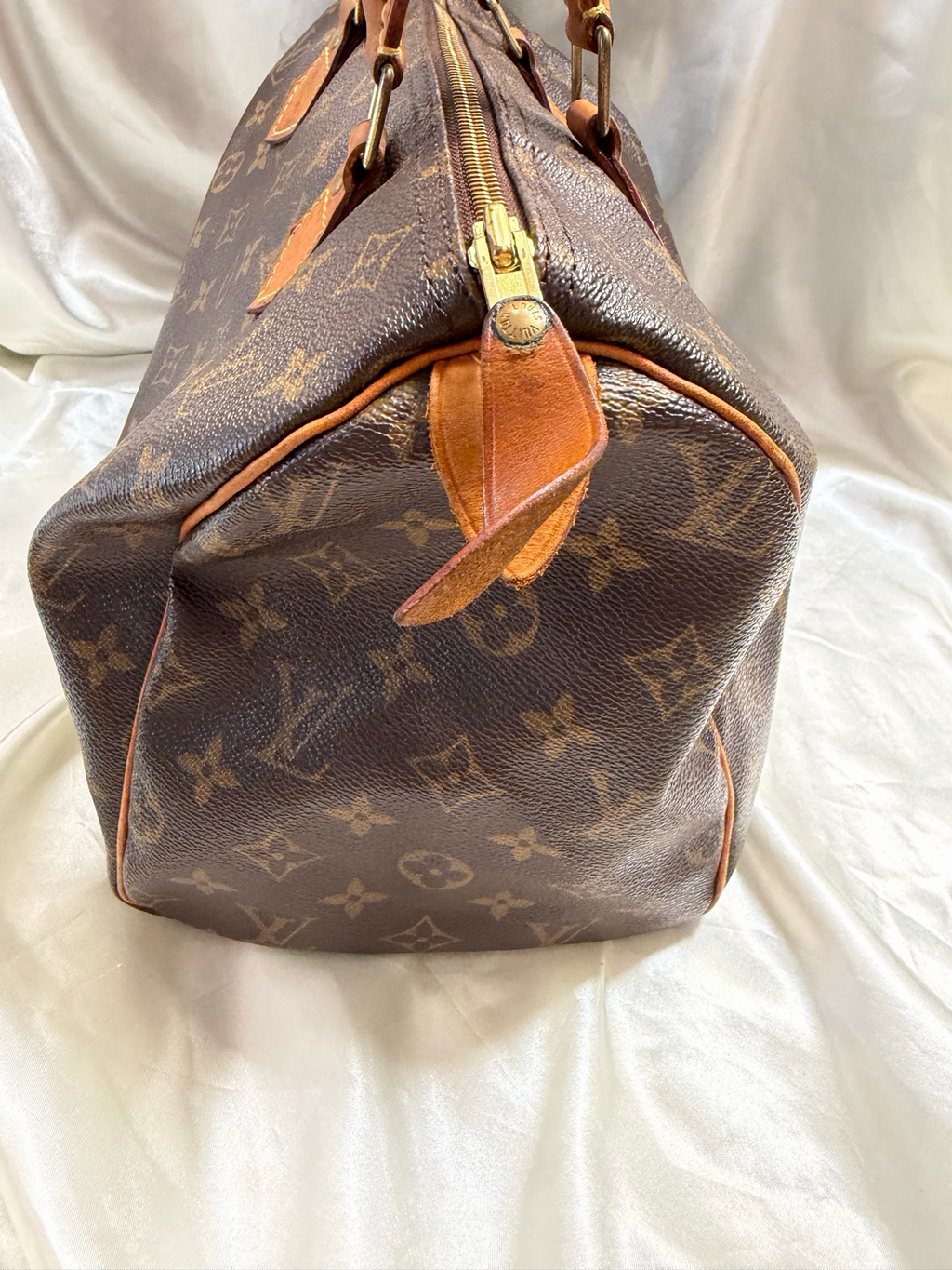 Louis Vuitton Monogram Speedy 30 Satchel Boston Bowler