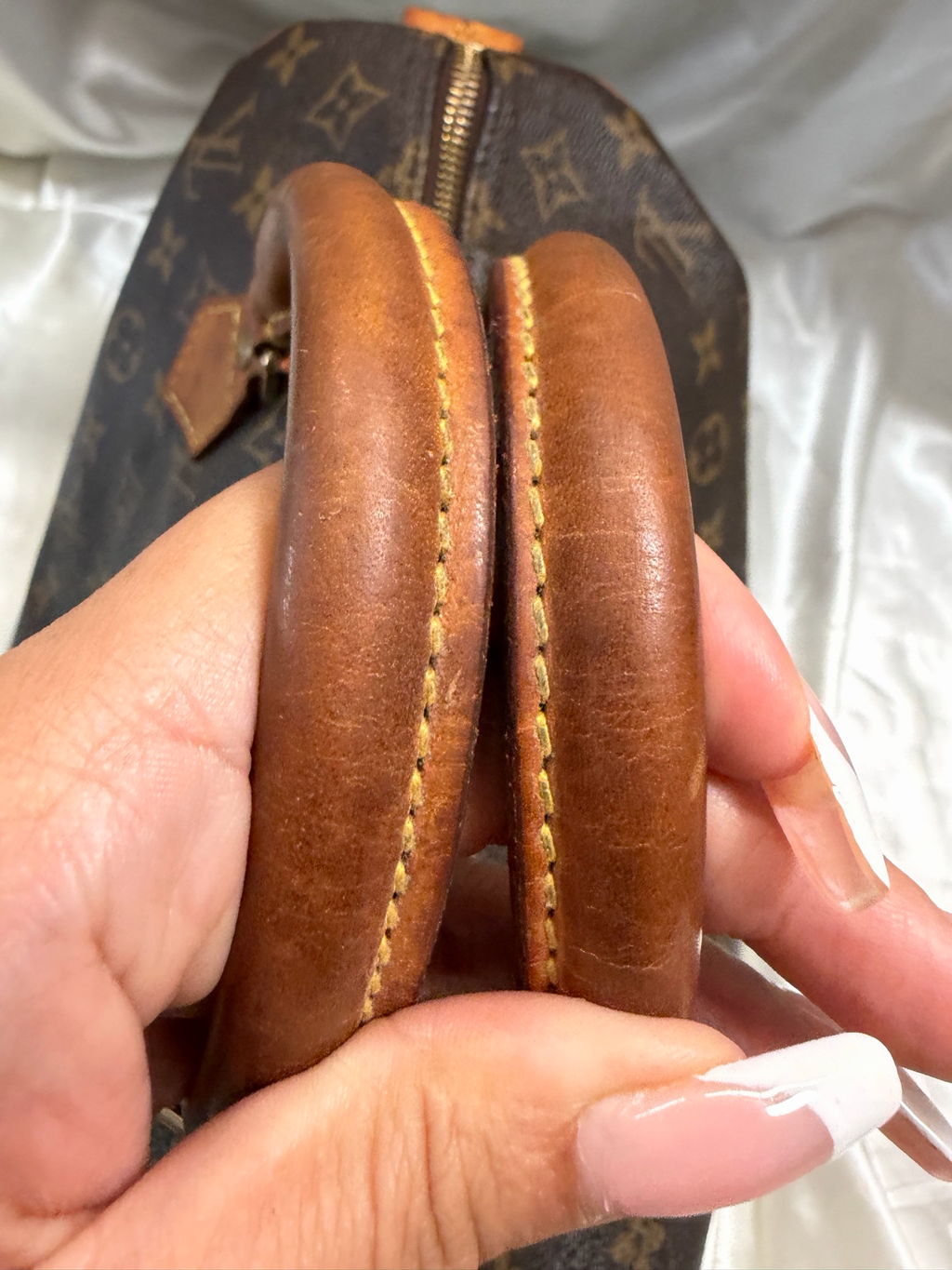 Louis Vuitton Monogram Speedy 30 Satchel Boston Bowler