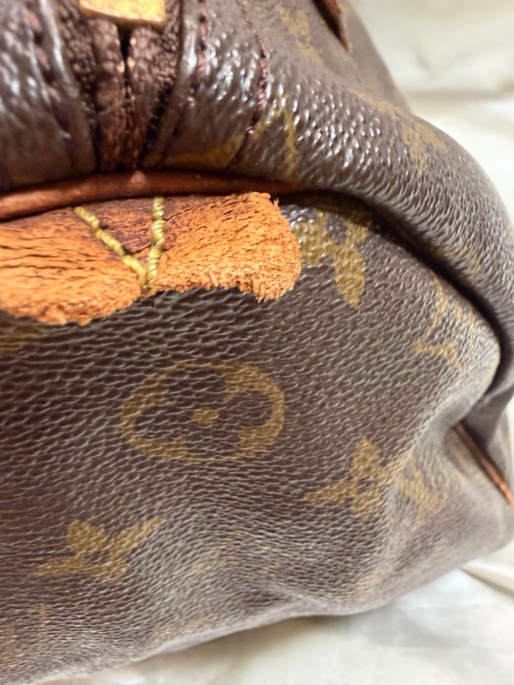 Louis Vuitton Monogram Speedy 30 Satchel Boston