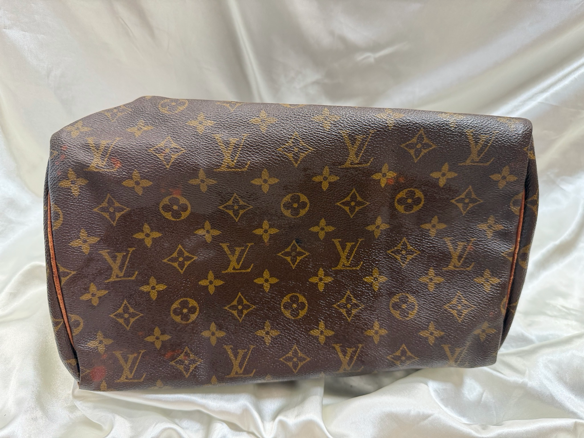 Louis Vuitton Monogram Speedy 30 Satchel Boston