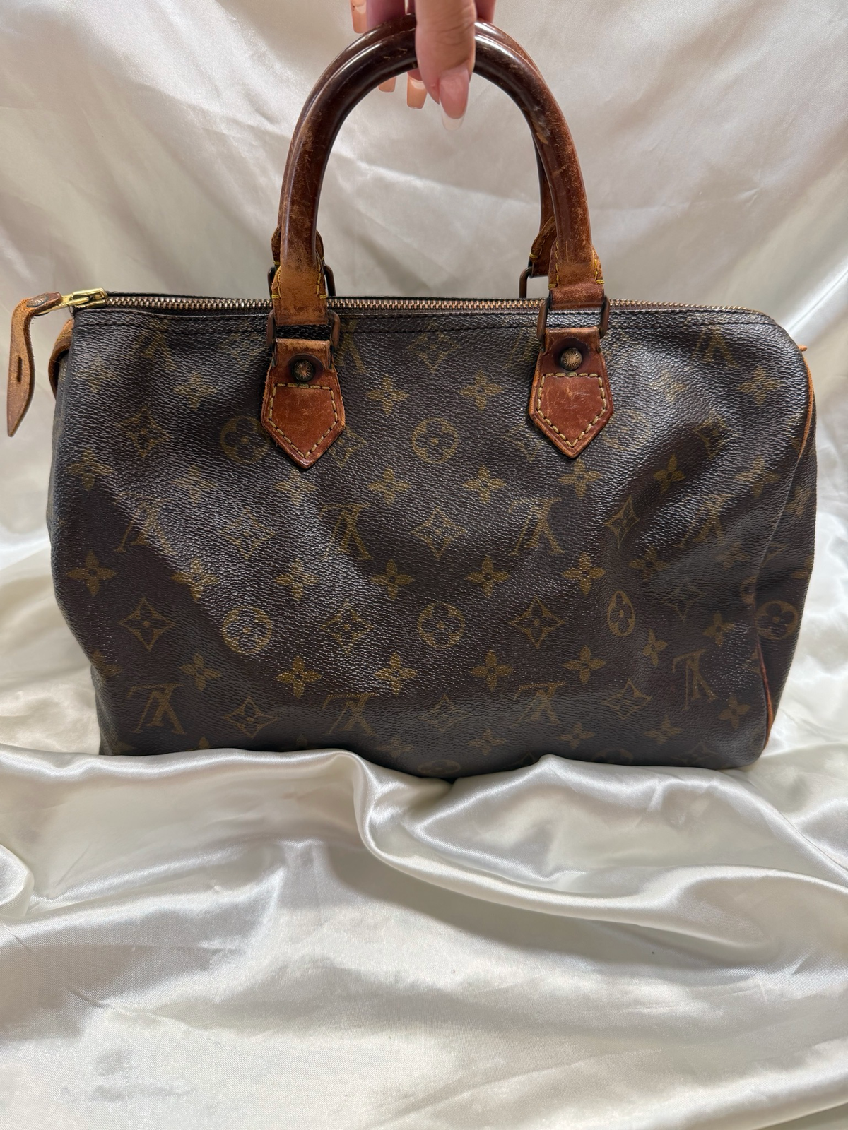 Louis Vuitton Monogram Speedy 30 Satchel Boston