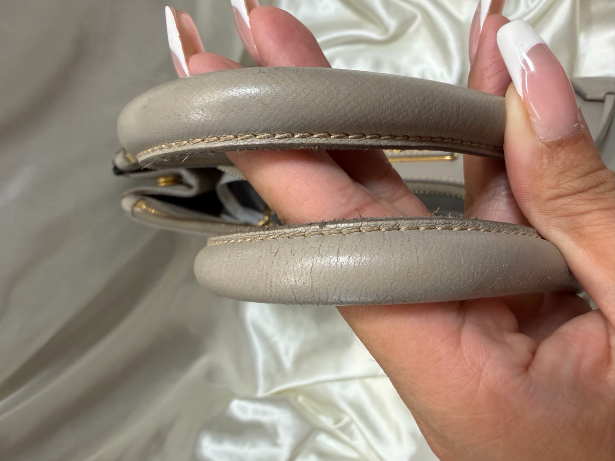 Prada Saffiano Galliera Medium in Gray