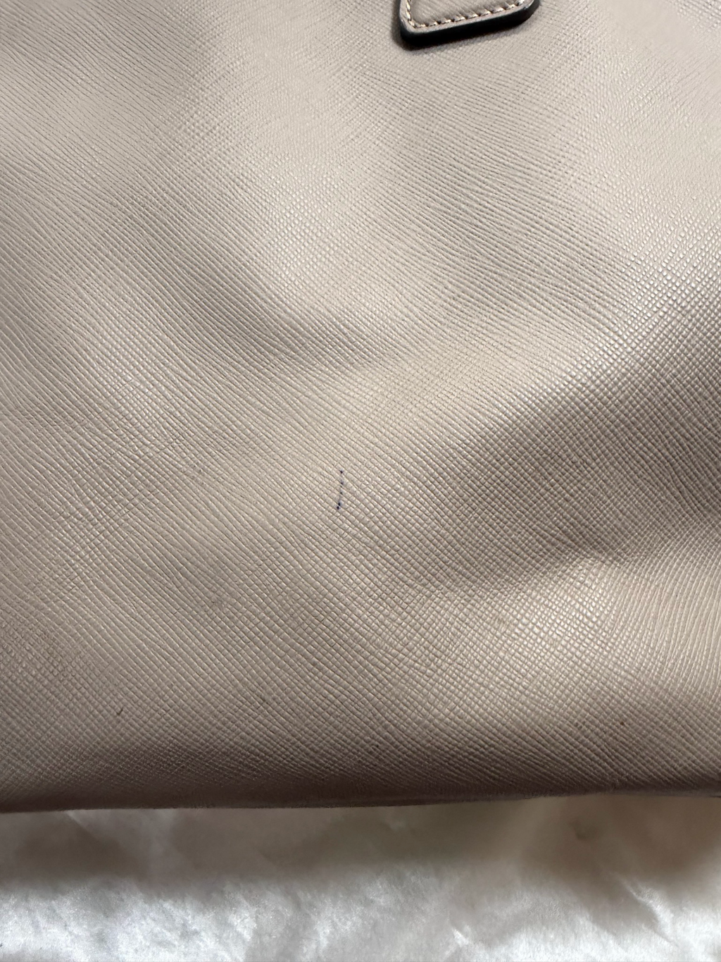 Prada Saffiano Galliera Medium in Gray