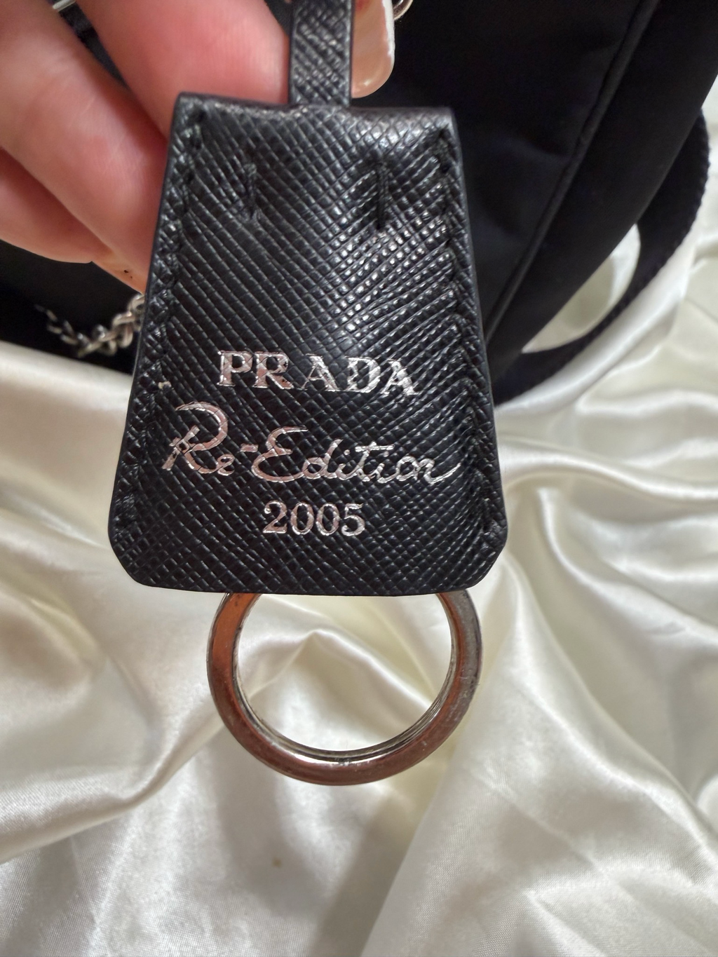 Prada Nylon Re-Edition Crossbody Double Strap