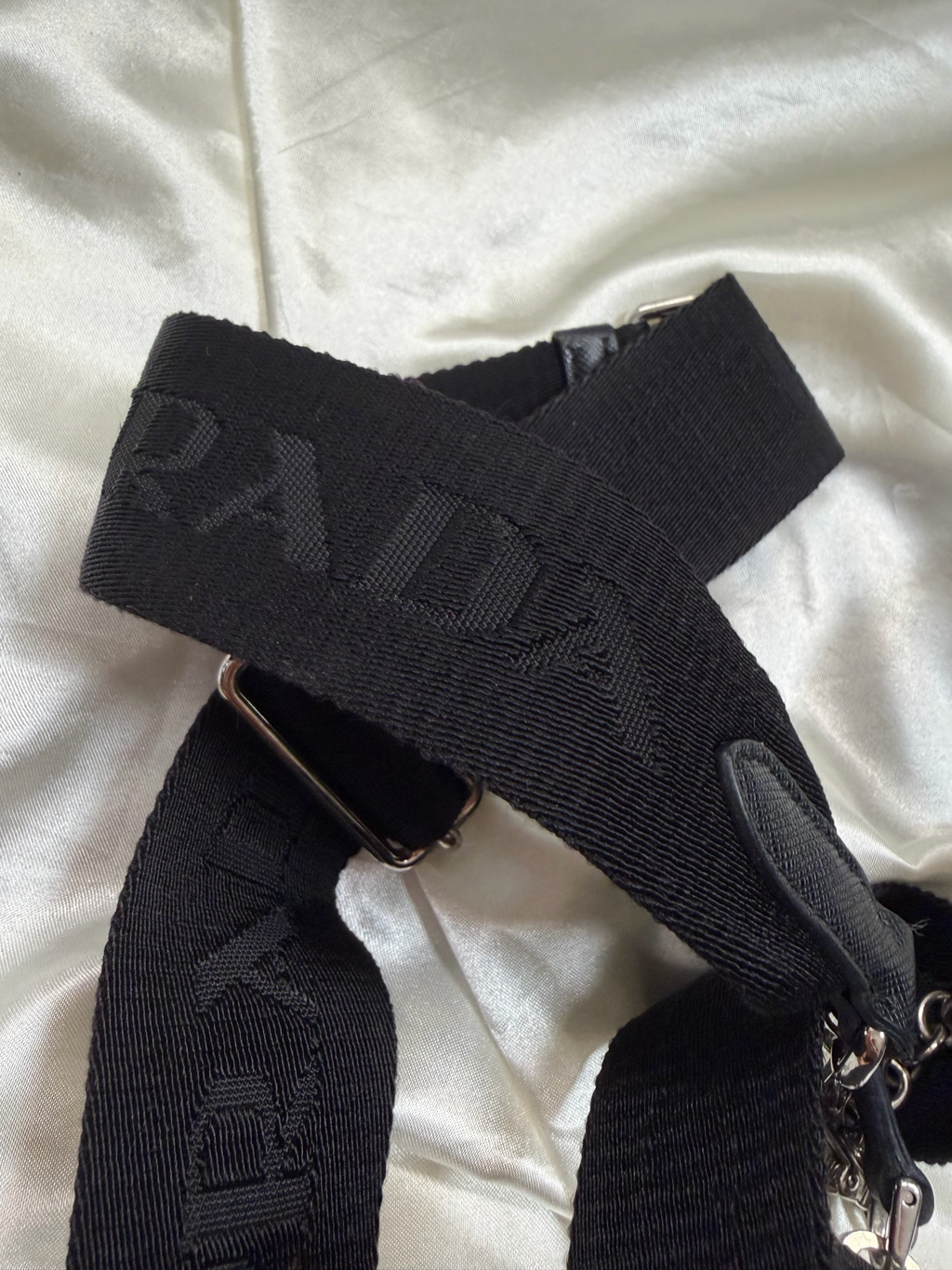 Prada Nylon Re-Edition Crossbody Double Strap