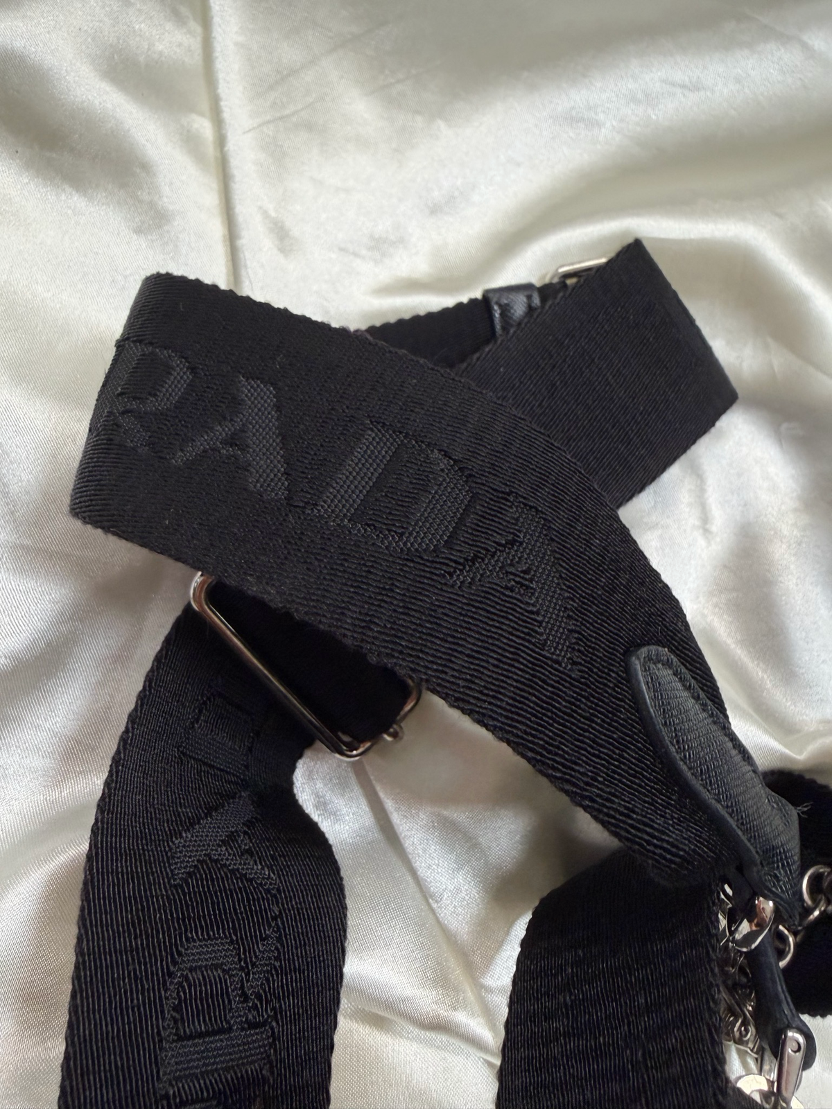Prada Nylon Re-Edition Crossbody Double Strap