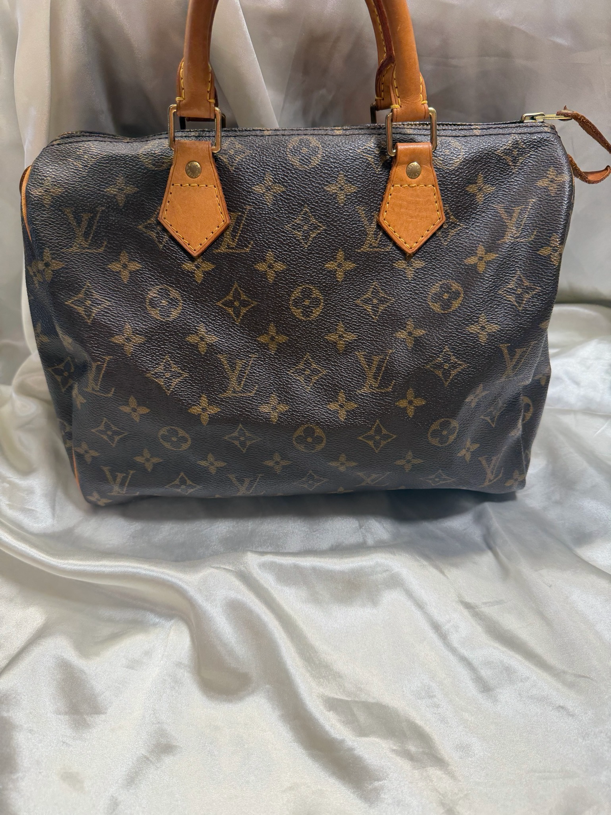 Louis Vuitton Monogram Speedy Satchel 30 Boston Bowler