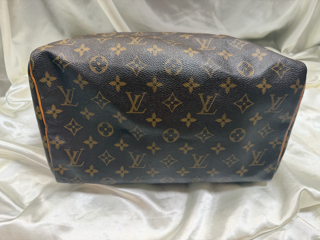 Louis Vuitton Monogram Speedy Satchel 30 Boston Bowler