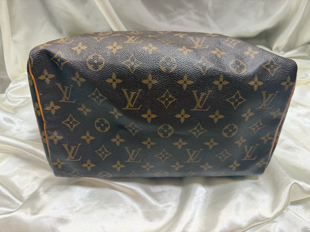 Louis Vuitton Monogram Speedy Satchel 30 Boston Bowler