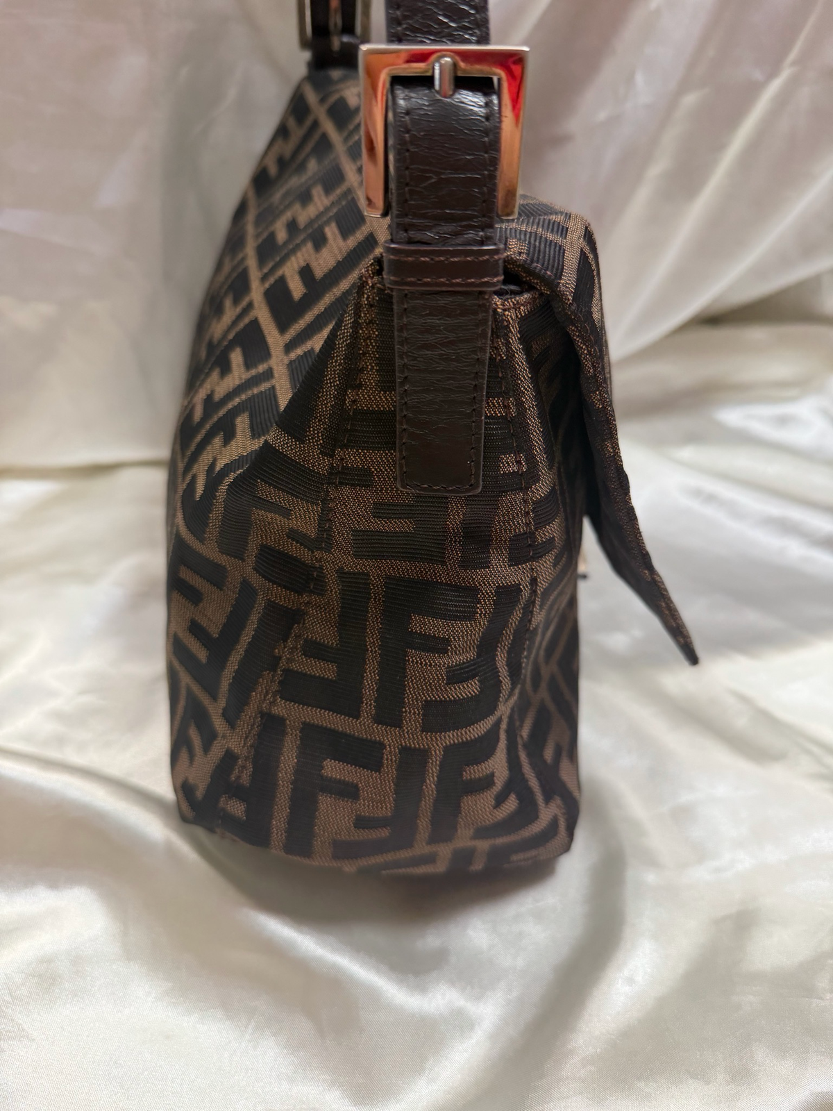 Fendi Mama Baguette Flap in Tobacco