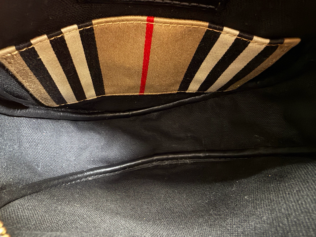 Burberry Icon Stripe Tambourine Sling Crossbody
