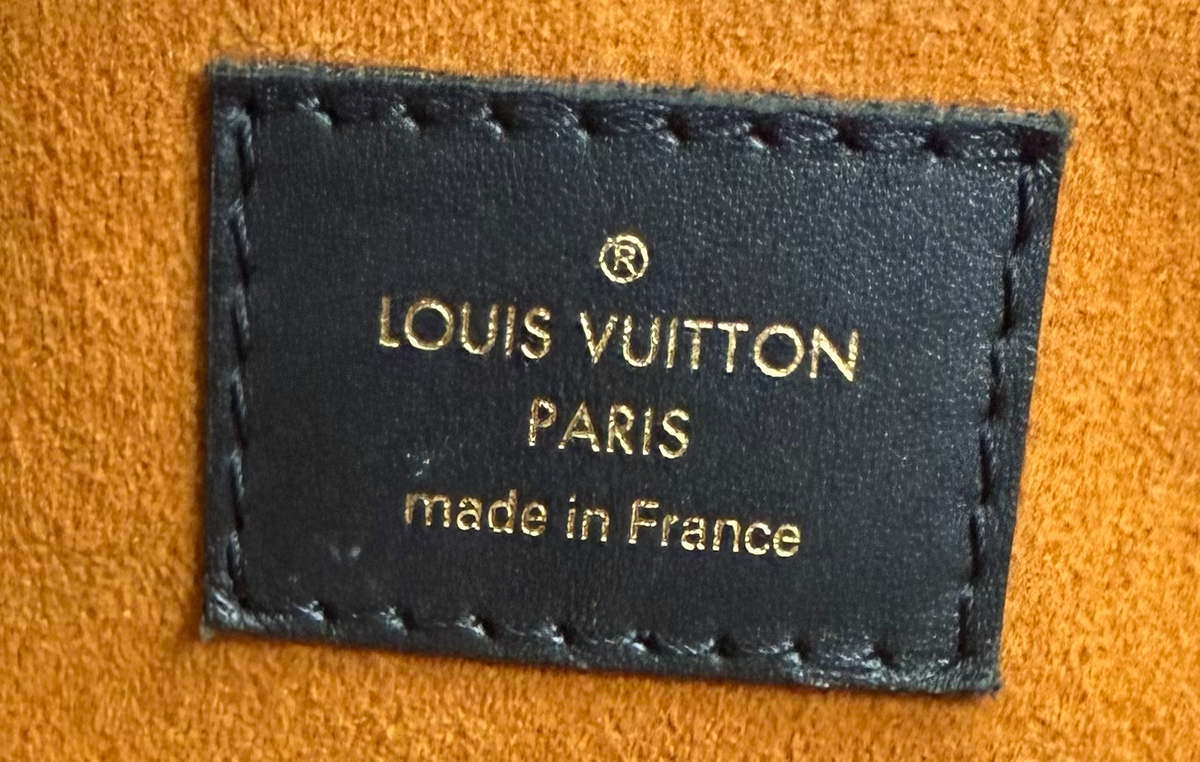 Louis Vuitton On The Go Empreinte Giant Mm Tote in Black