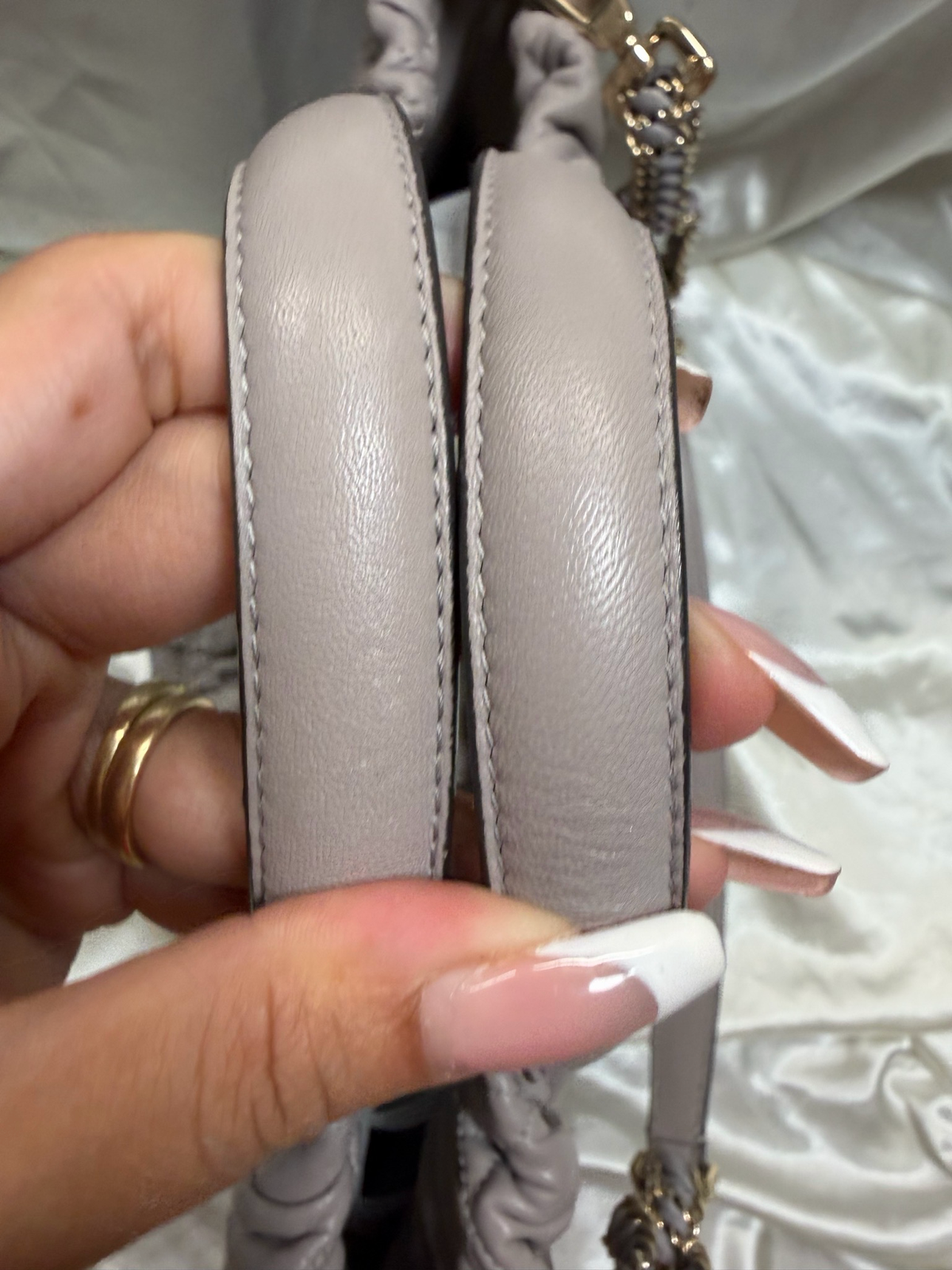 Christian Dior Cannage Leather Quilted Delidior Shoulder Bag