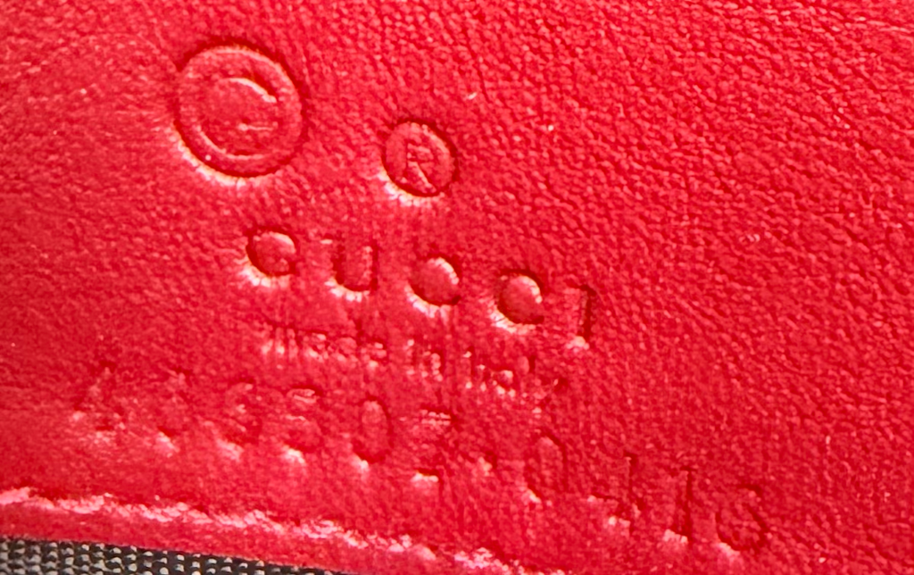 Gucci Micro Monogram Wallet On Strap Guccissima