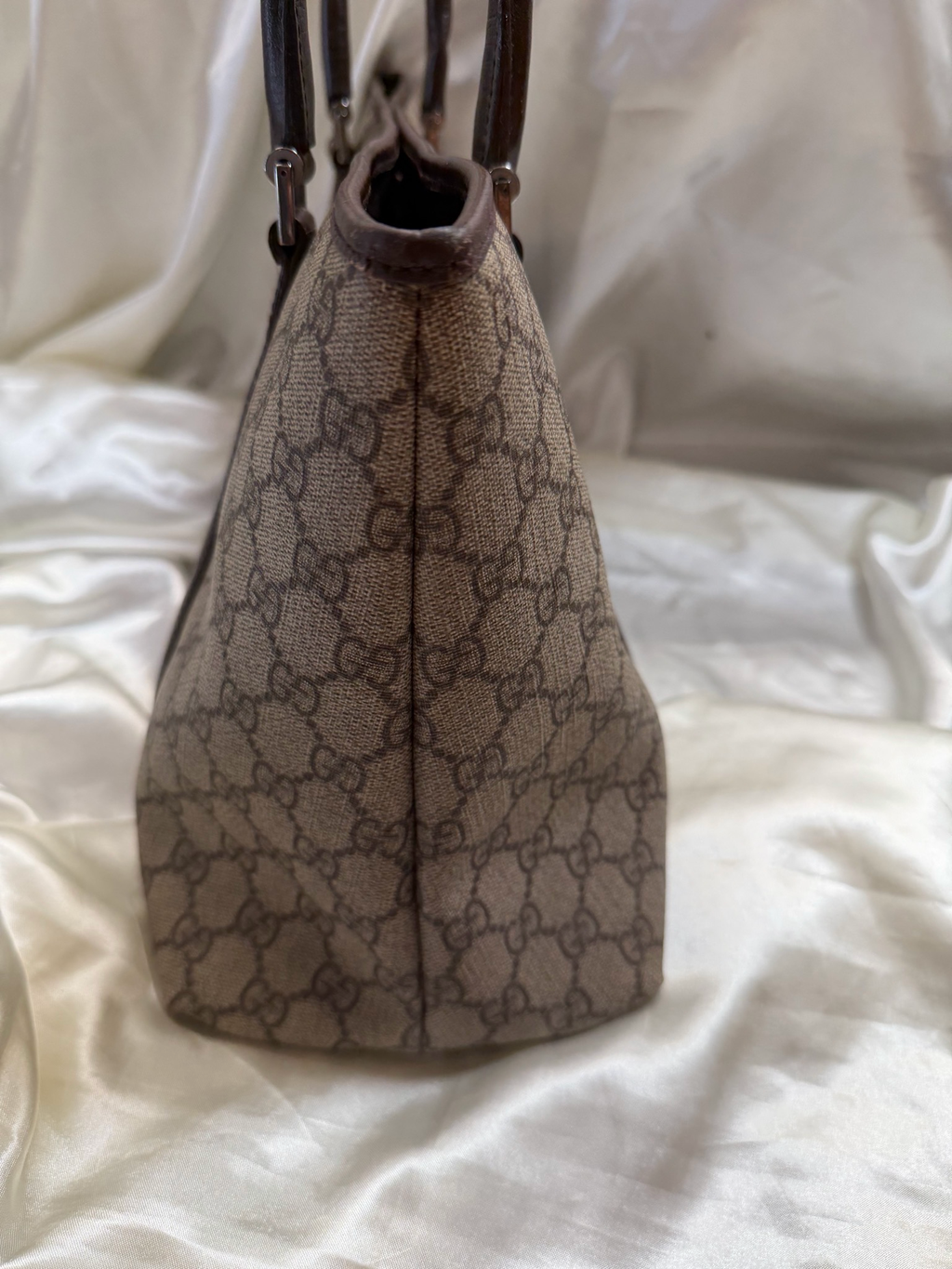 Gucci Monogram Supreme Plus Coated Canvas Tote