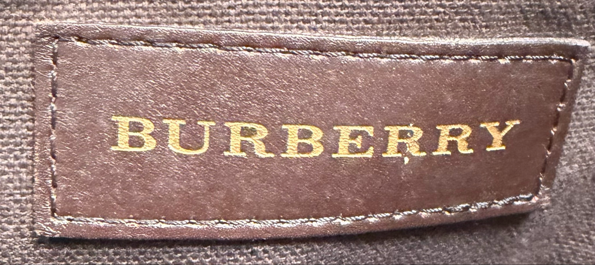 Burberry Haymarket Check Medium Regent Tote Shoulder Bag
