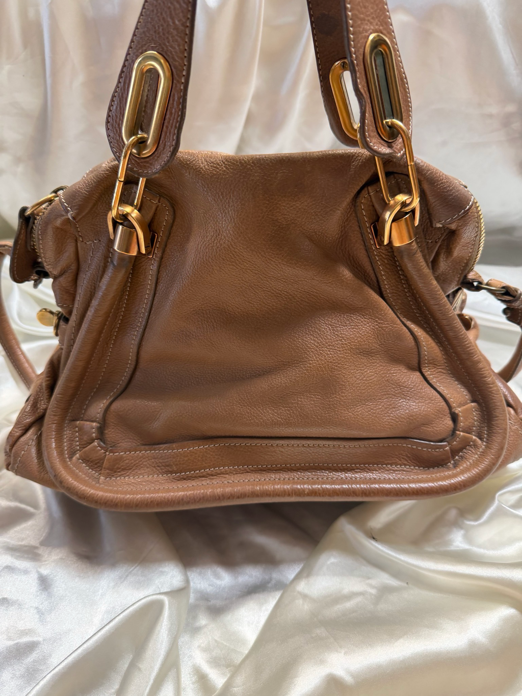 Chloe Paraty Crossbody Sling in Brown