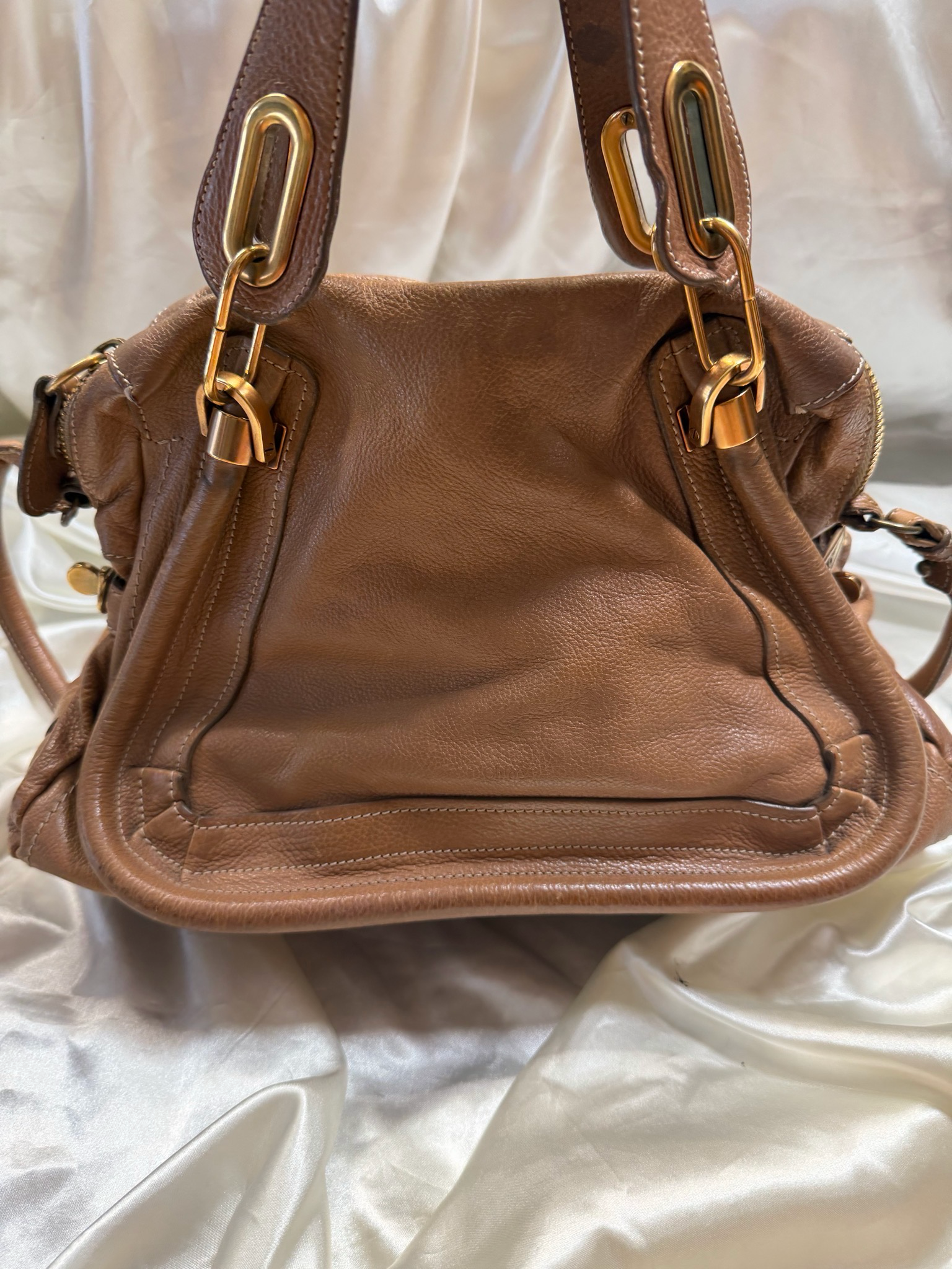 Chloe Paraty Crossbody Sling in Brown