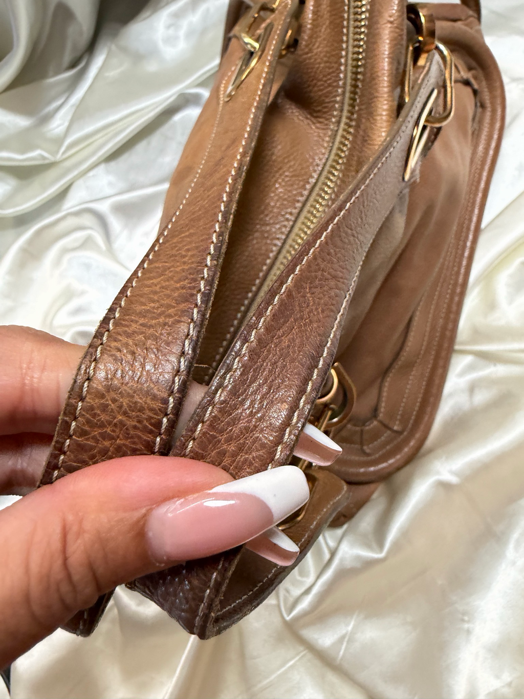 Chloe Paraty Crossbody Sling in Brown