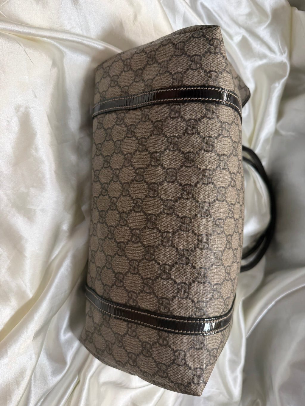 Gucci Monogram Supreme Joy Tote Medium Shoulder Bag