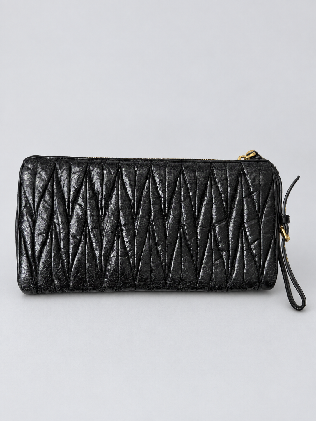 Miu Miu Matelasse Clutch Zipper Pouch