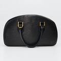 Louis Vuitton Epi Leather Handbag in Black