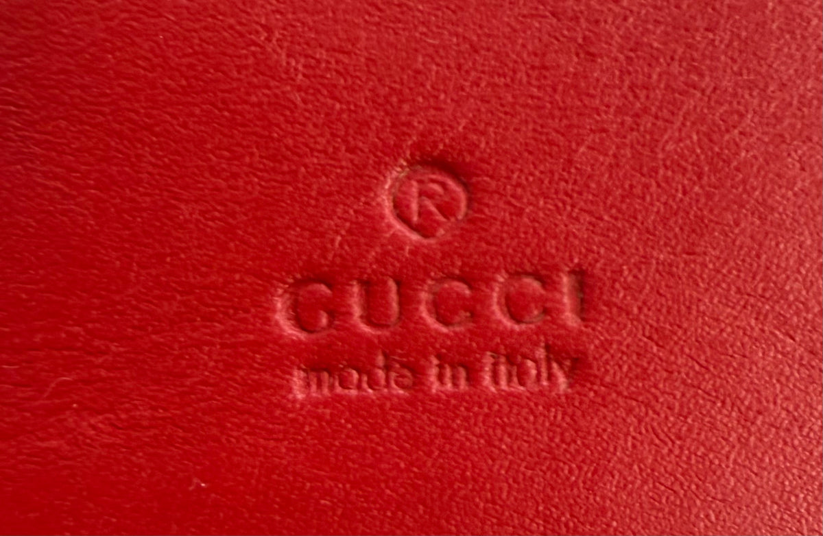 Gucci Monogram Supreme Bosco Patch Card Wallet