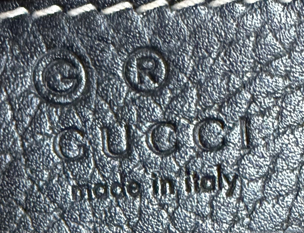 Gucci Pebbled Leather Dollar Interlocking Camera Crossbody Bag Sling