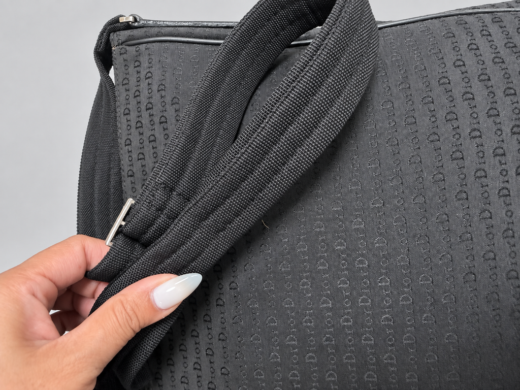 Christian Dior Homme Monogram Canvas Messenger Sling Crossbody