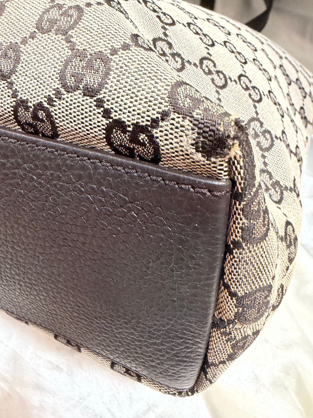 Gucci Monogram Canvas Signature Large Tote