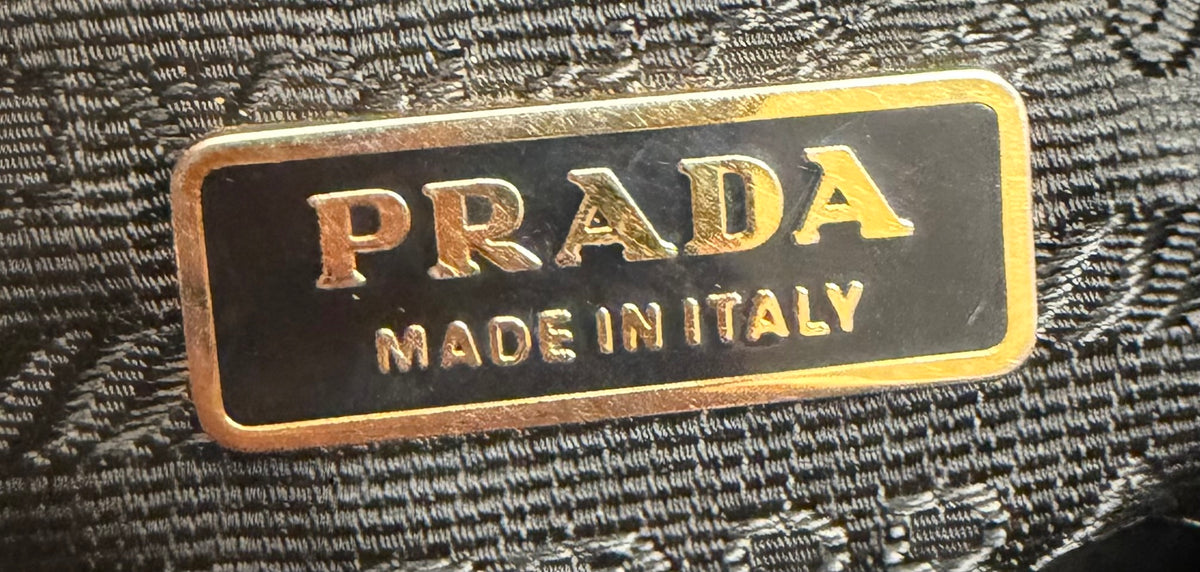 Prada Nylon Tessuto Hobo Turnlock Shoulder Flap