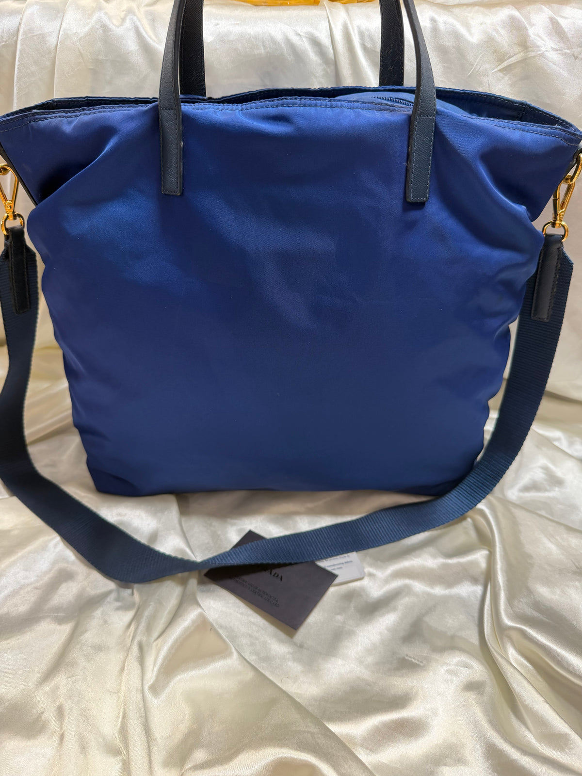 Prada Nylon Tessuto Convertible Sling Strap Messenger