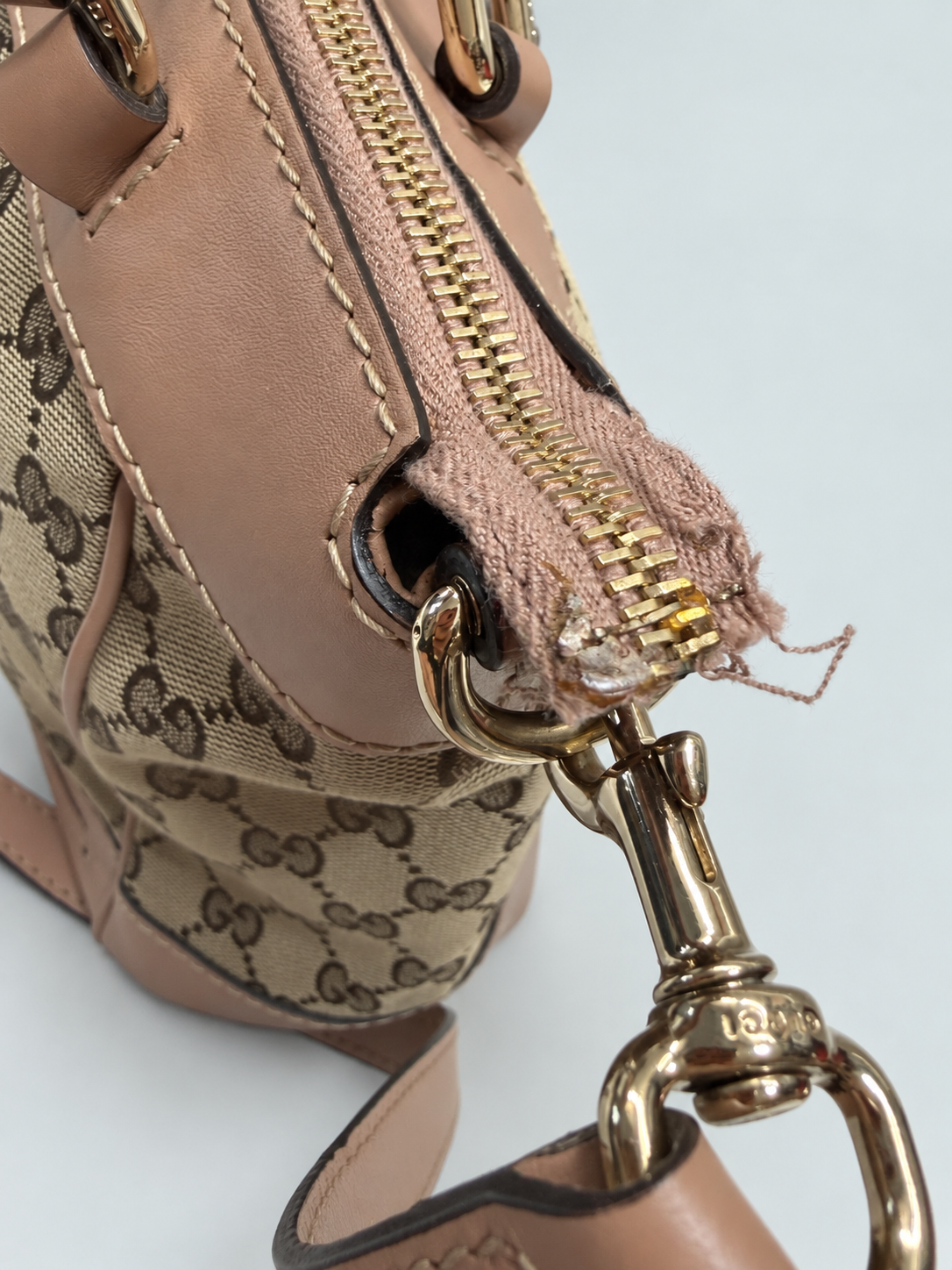 Gucci Monogram Canvas Mayfair Crossbody Messenger