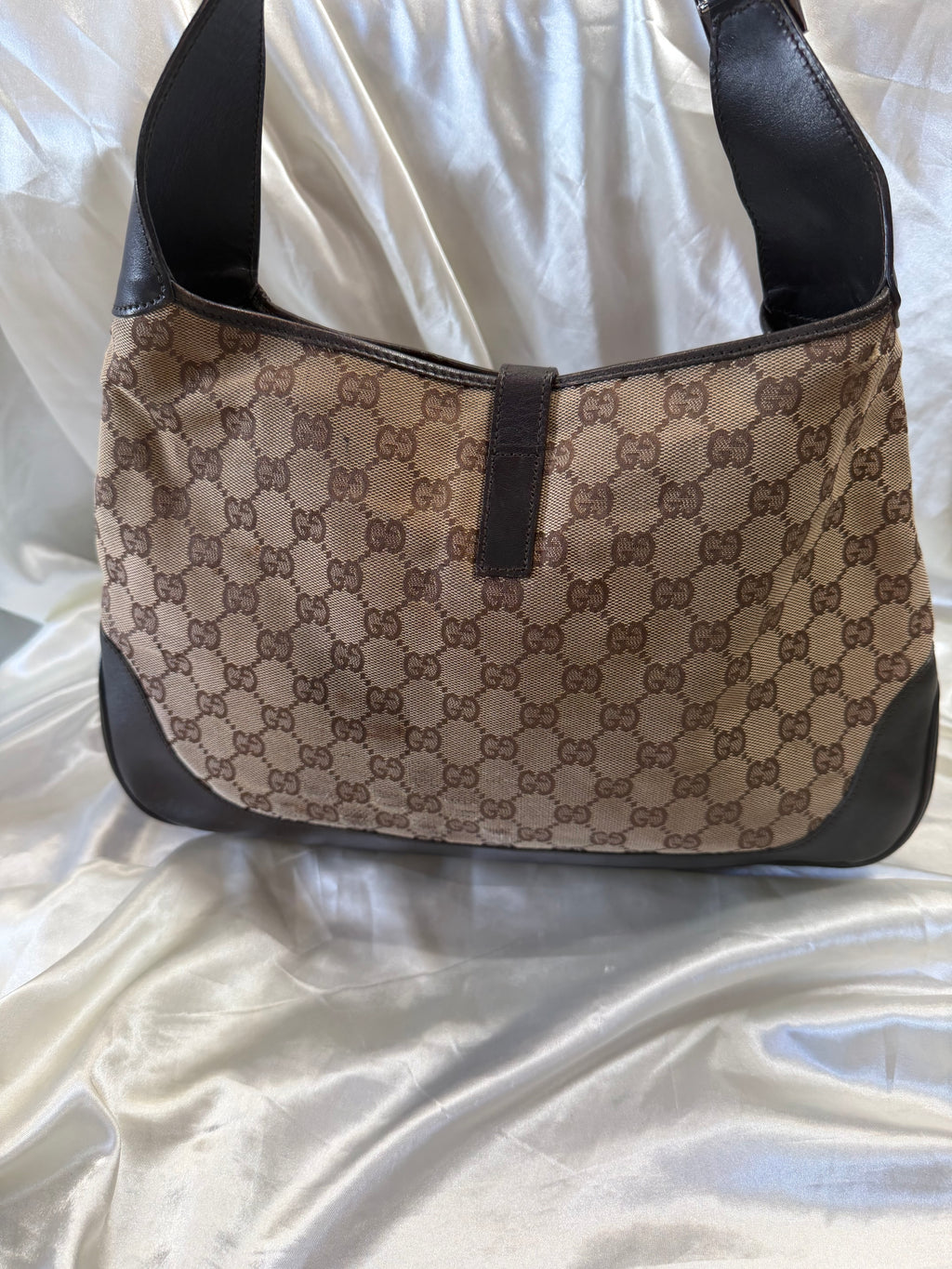 Gucci Jackie Web Hobo Shoulder Bag