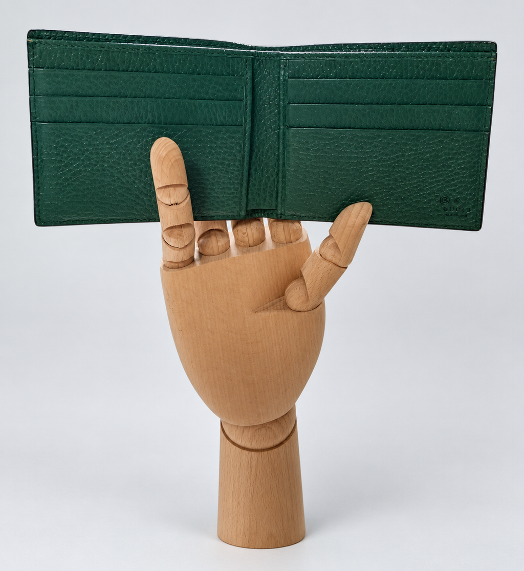 Gucci Interlocking GG Bifold Wallet in Black